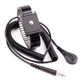 Metal Wrist Band, Coil Cord Set, 12ft, Machined Male Snap 4mm redirect to product page